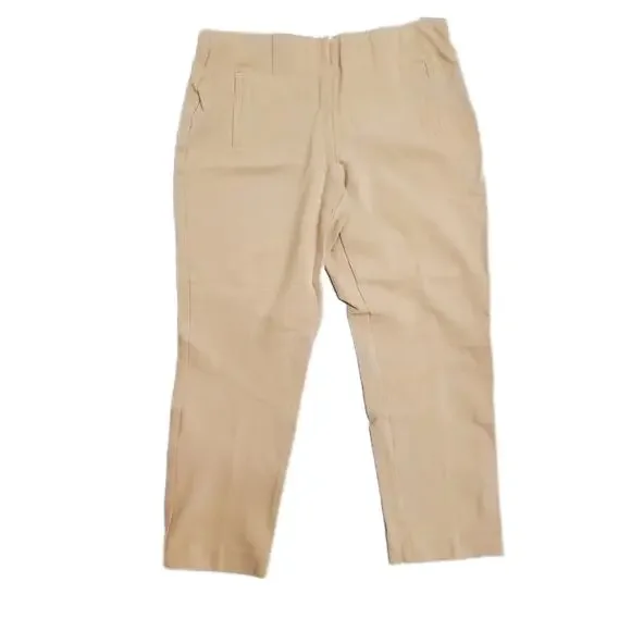 Chico's Juliet Ankle Pants in Dakota Wheat 2 US 12-14 - Picture 3 of 7